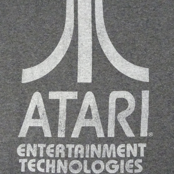 ATARI Emblem Gray T Shirt Size Large - Picture 3 of 4